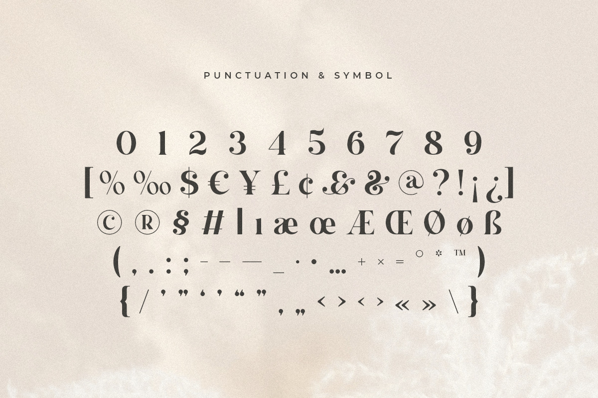 Gafta - Elegant Bold Serif Font Gafta - Elegant Bold Serif Font