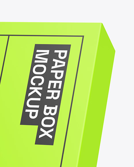 Paper Box Mockup