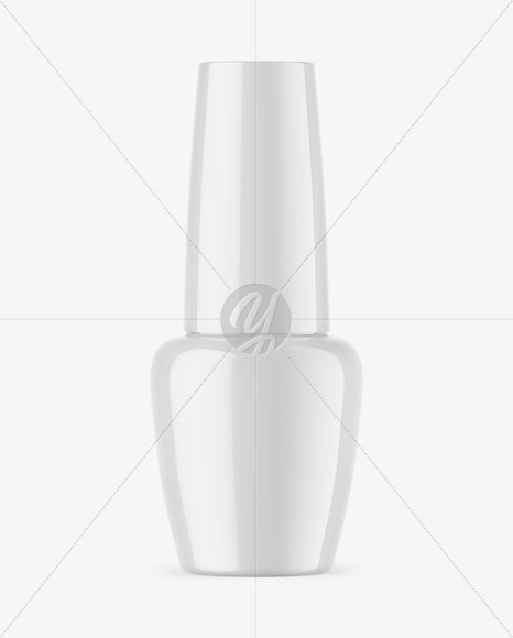 Glossy Nail Polish Bottle Mockup