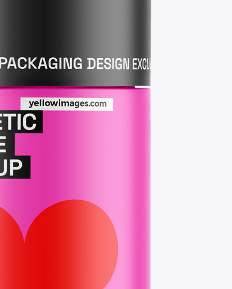 Matte Cosmetic Bottle Mockup