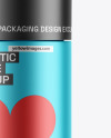 Matte Metallic Cosmetic Bottle Mockup