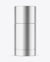 Metallic Cosmetic Bottle Mockup
