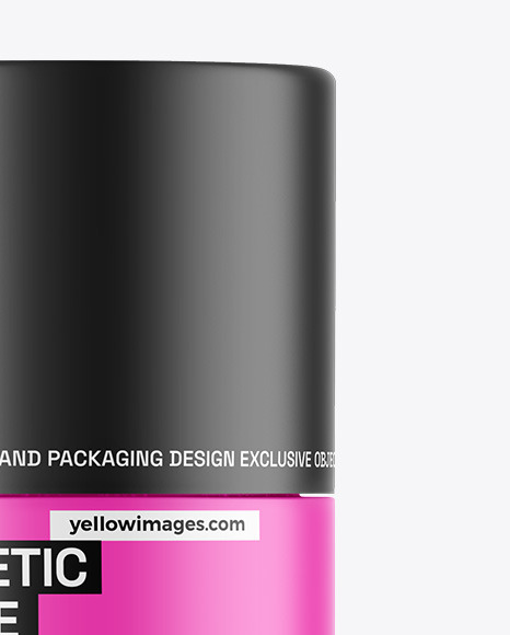 Matte Cosmetic Bottle Mockup