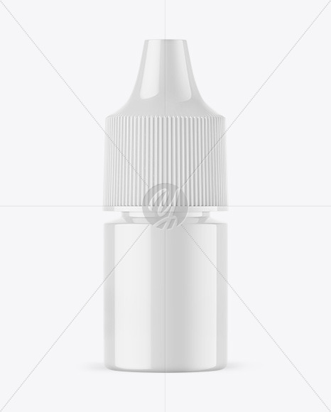 Glossy Dropper Bottle Mockup