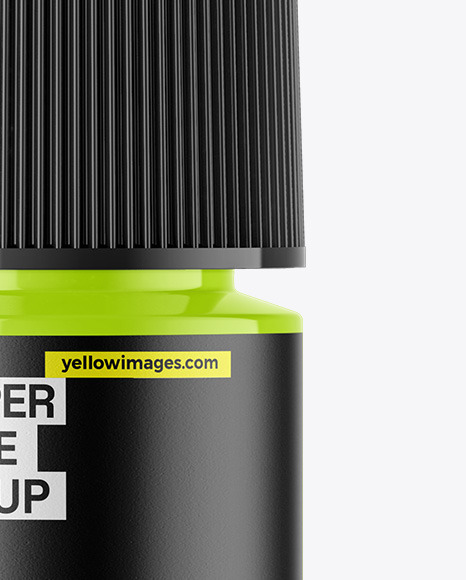 Glossy Dropper Bottle Mockup