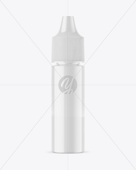 Glossy Dropper Bottle Mockup