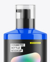 Glossy Cosmetic Pump Bottle Mockup