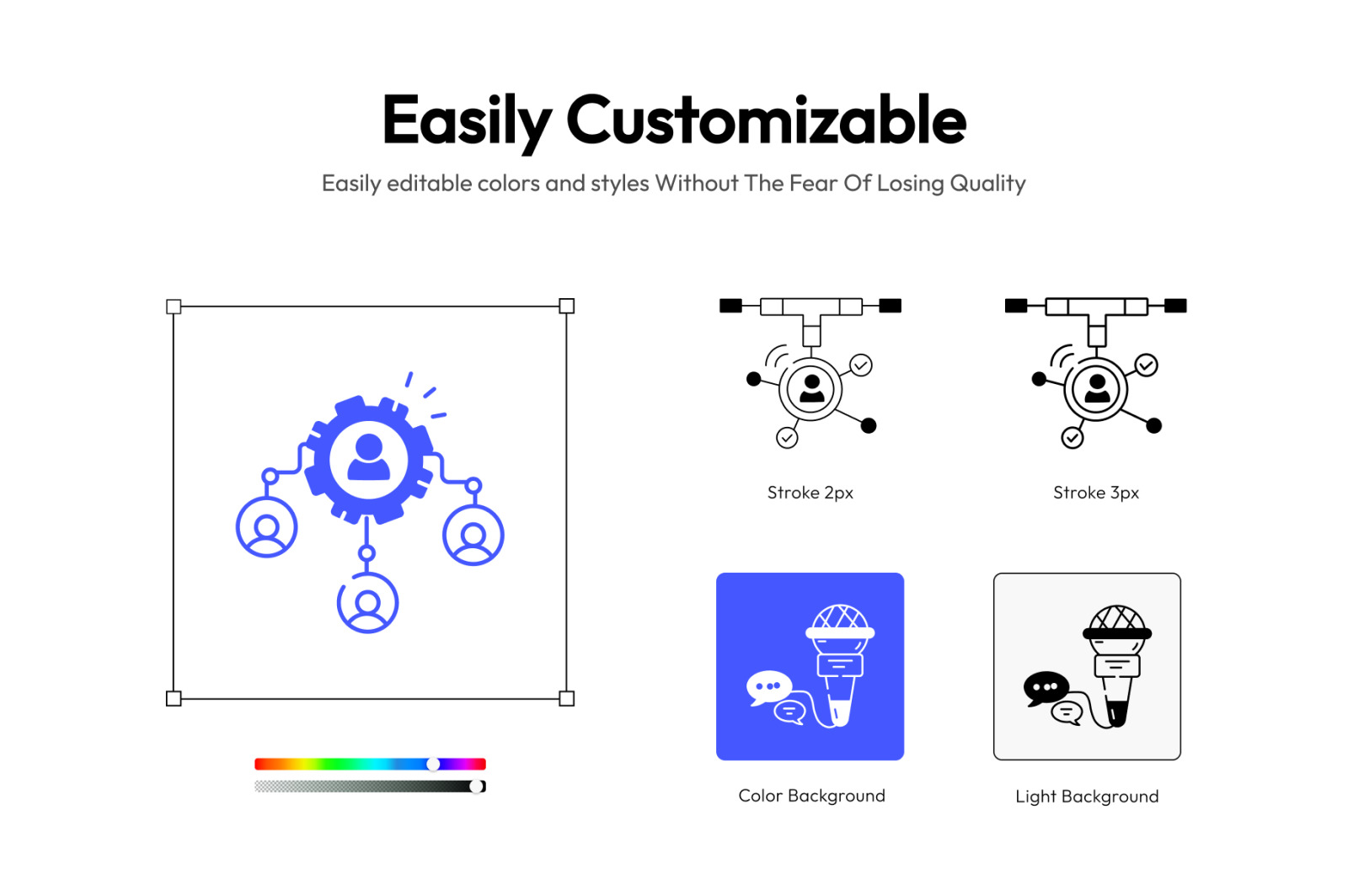 Animated Linear Networking Icons