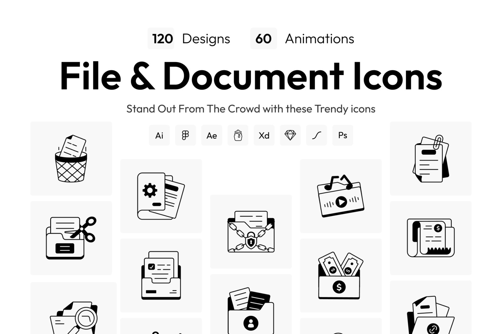 Animated File and Document Icons