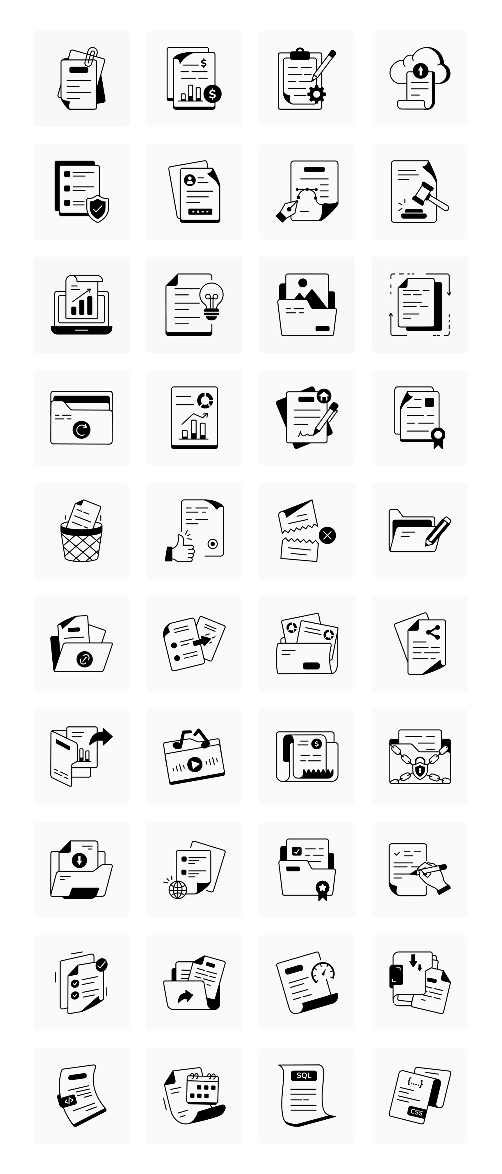 Animated File and Document Icons