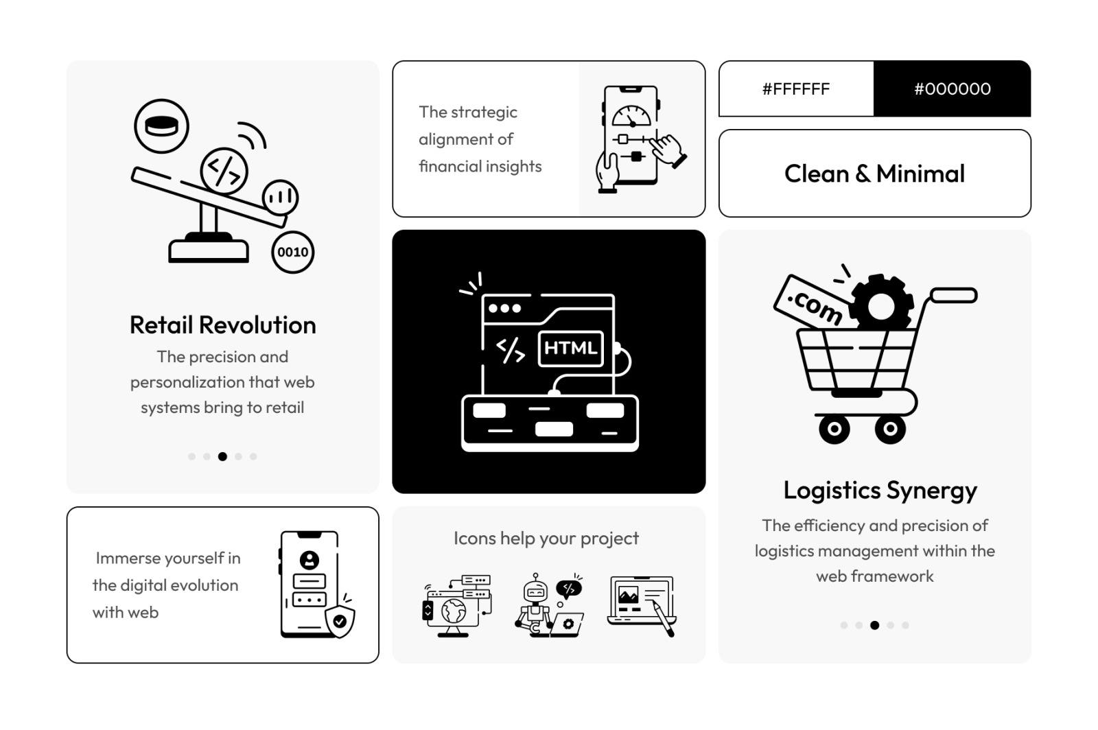 Animated Web Development Icons