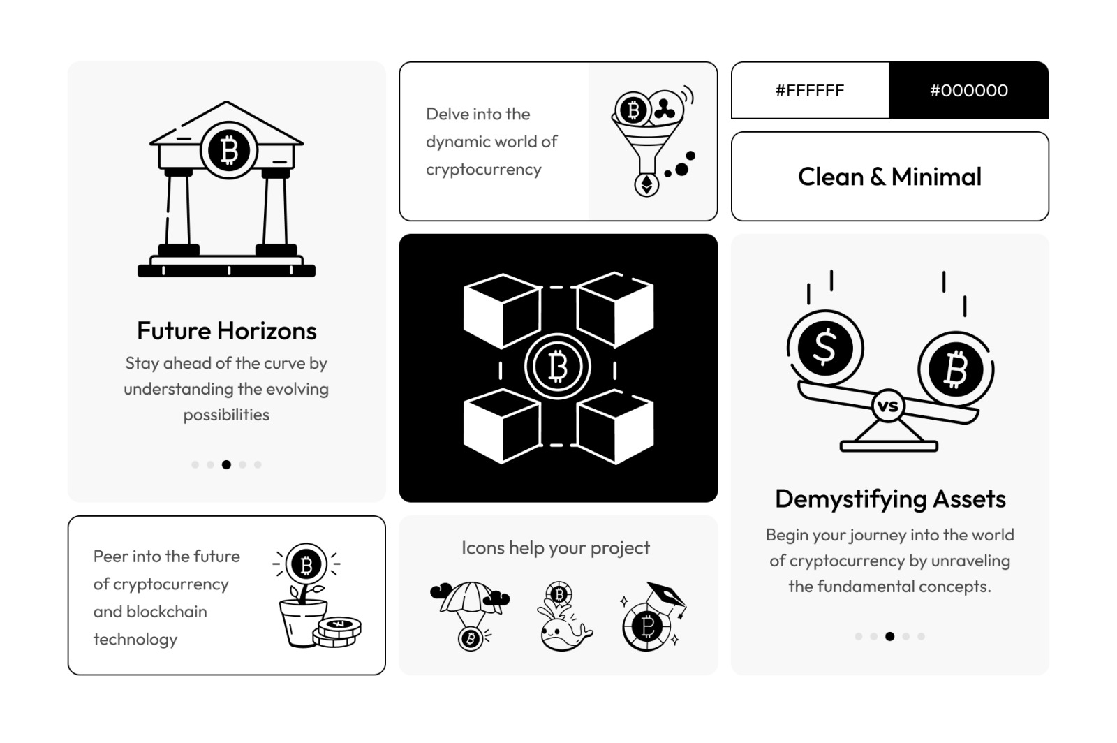 Animated Cryptocurrency Icons Animated Cryptocurrency Icons