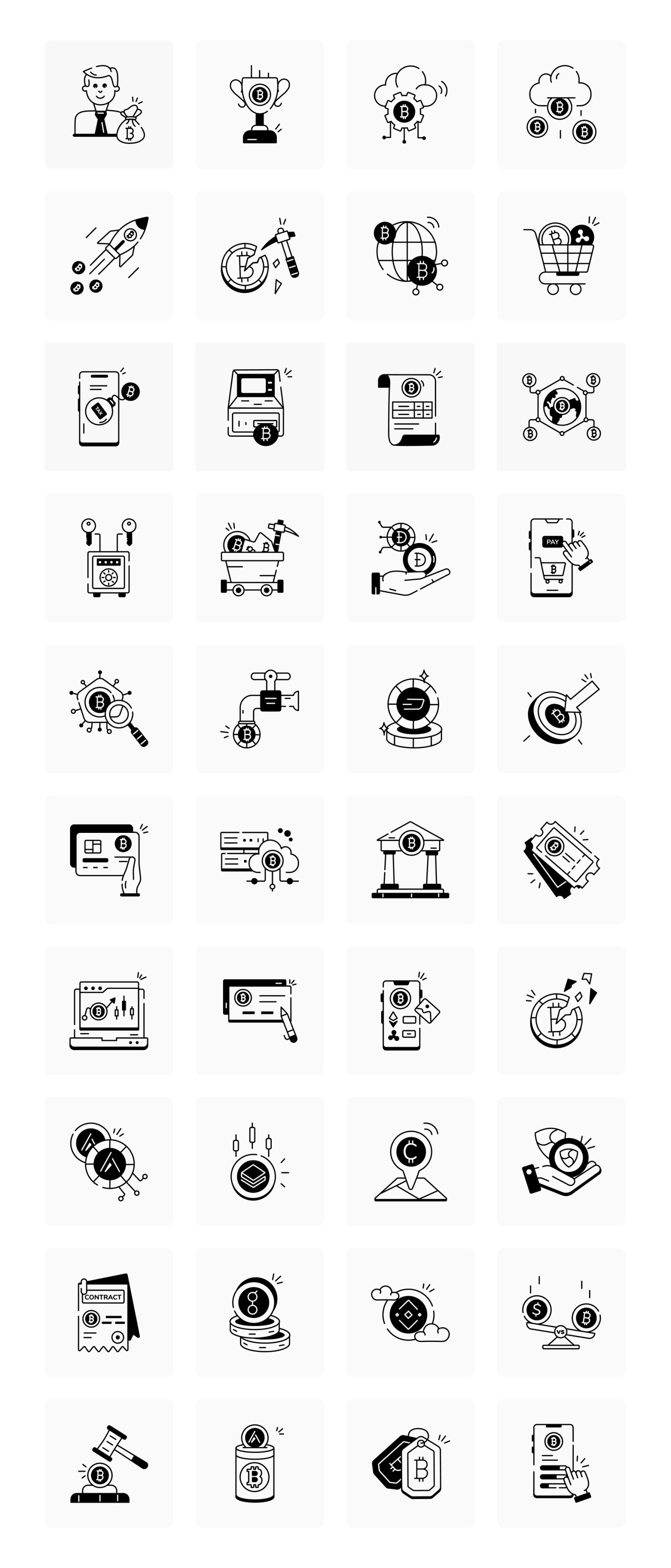 Animated Cryptocurrency Icons Animated Cryptocurrency Icons
