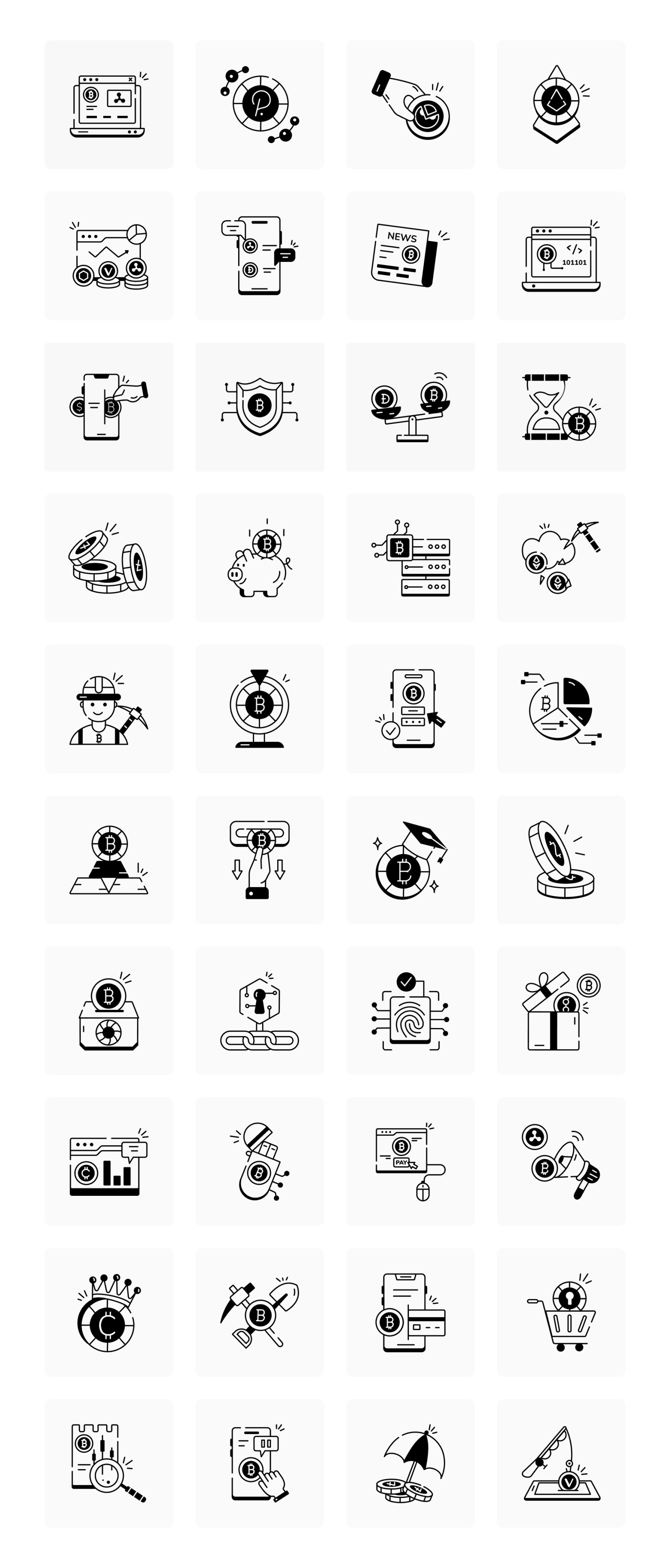 Animated Cryptocurrency Icons Animated Cryptocurrency Icons