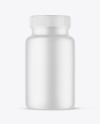 Matte Plastic Pills Bottle Mockup