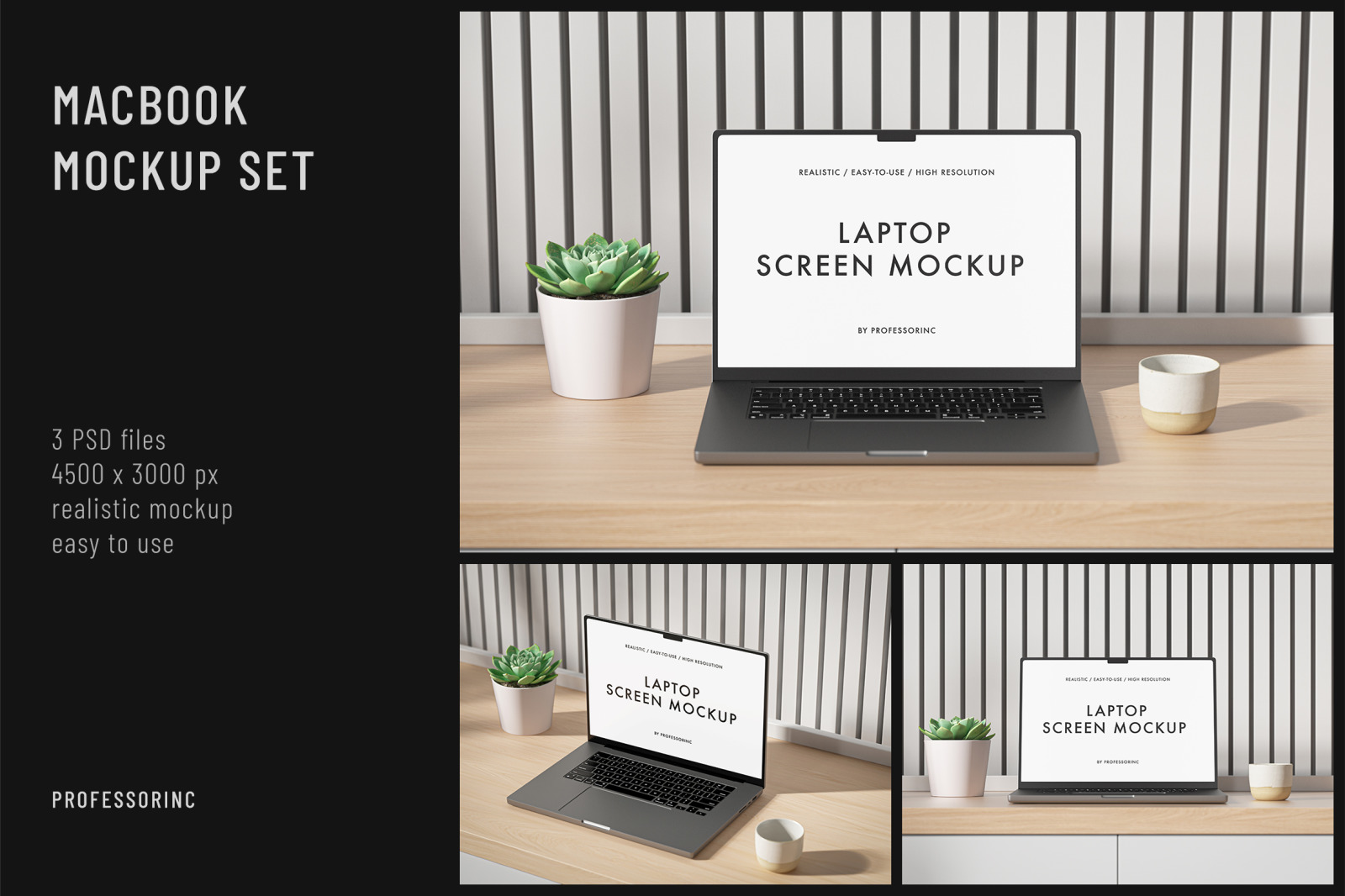 Laptop Mockup Set Laptop Mockup Set