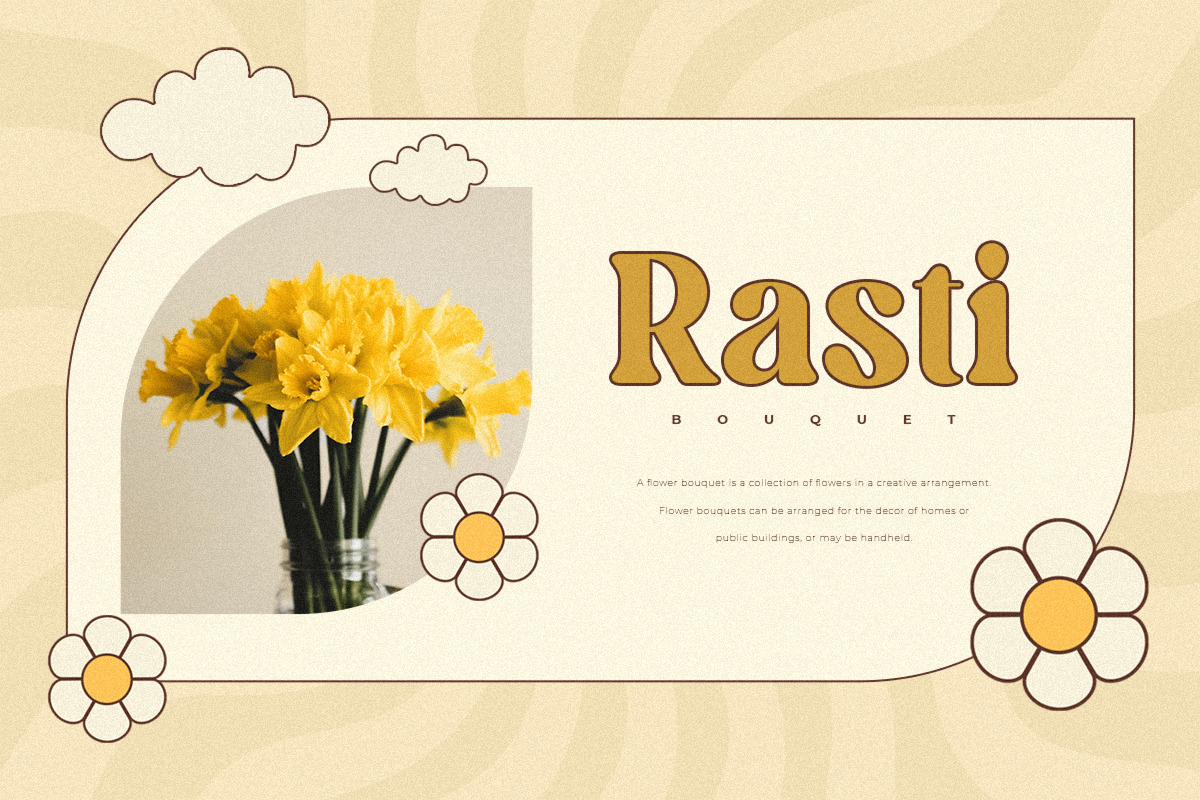 Garden - Unique Groovy Vintage Serif Garden - Unique Groovy Vintage Serif