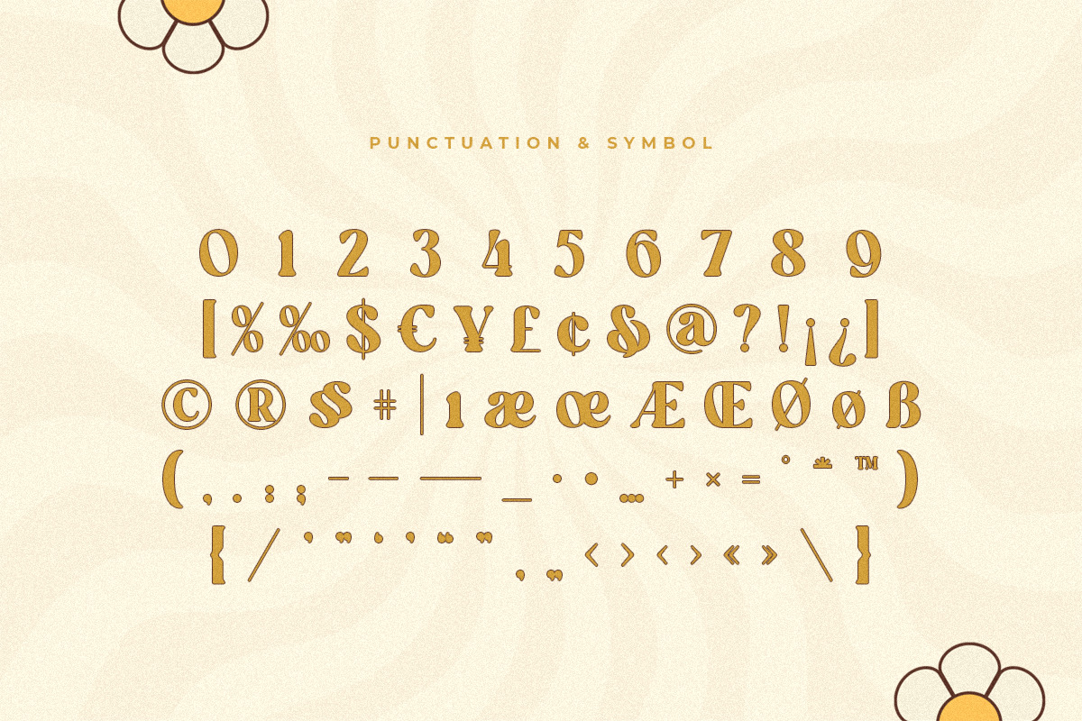 Garden - Unique Groovy Vintage Serif Garden - Unique Groovy Vintage Serif