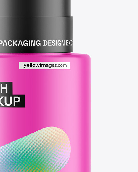 Matte Nail Polish Bottle Mockup