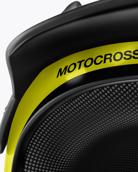 Motocross Helmet Mockup - Front View