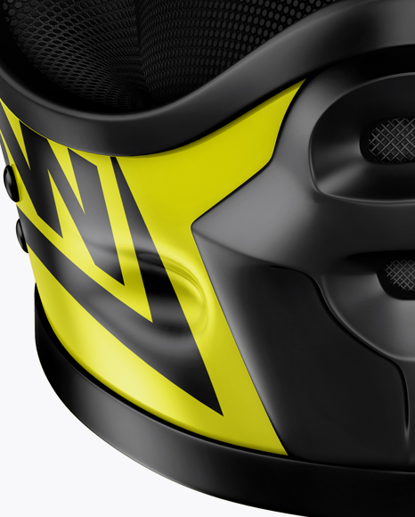 Motocross Helmet Mockup - Front View