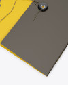 Matte Folder With String Closure - High-Angle Shot