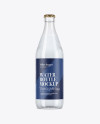 Clear Glass Water Bottle Mockup Clear Glass Water Bottle Mockup