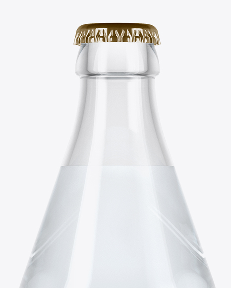 Clear Glass Water Bottle Mockup Clear Glass Water Bottle Mockup