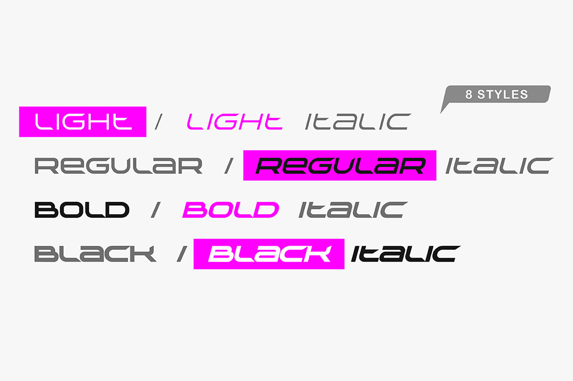 TechnoirSST font TechnoirSST font