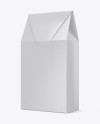 Glossy Paper Box Mockup - Half Side View Glossy Paper Box Mockup - Half Side View
