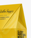 Glossy Paper Box Mockup - Half Side View Glossy Paper Box Mockup - Half Side View