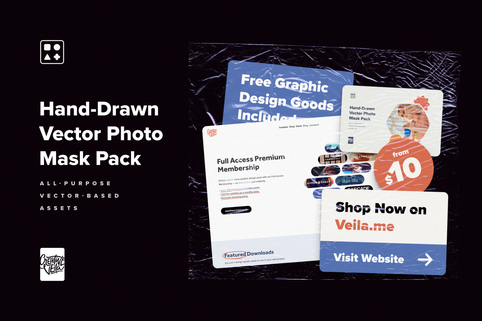 Hand-Drawn Vector Shapes Pack Hand-Drawn Vector Shapes Pack
