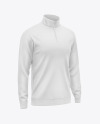 Men's Zip Sweatshirt Mockup