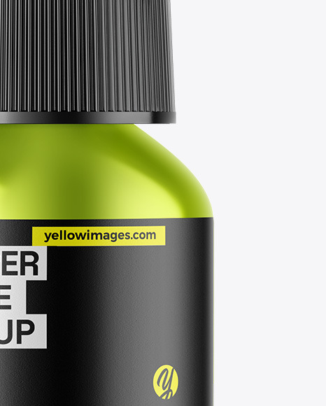 Metallic Dropper Bottle Mockup