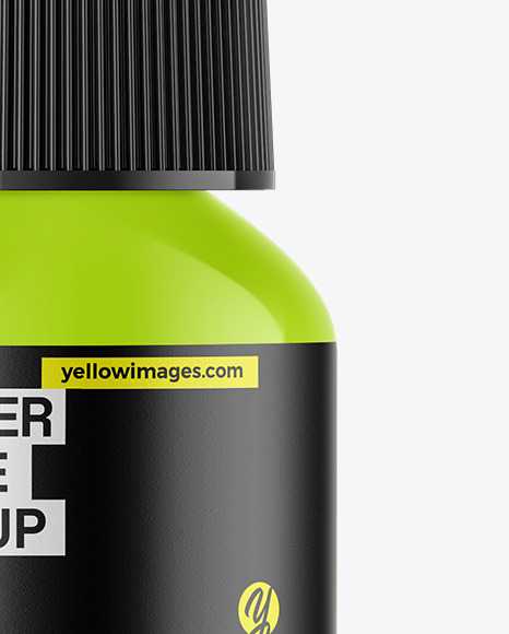 Glossy Dropper Bottle Mockup