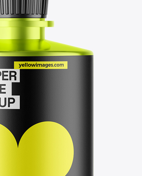 Metallic Dropper Bottle Mockup