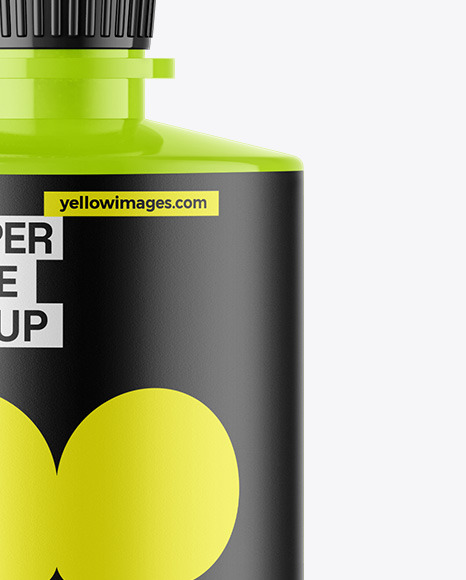 Glossy Dropper Bottle Mockup