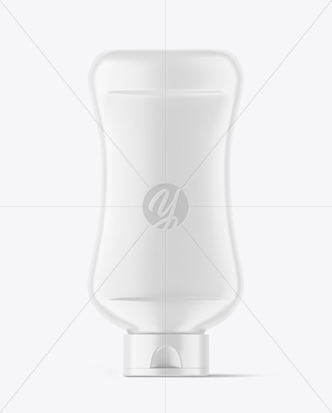Matte Sauce Bottle Mockup