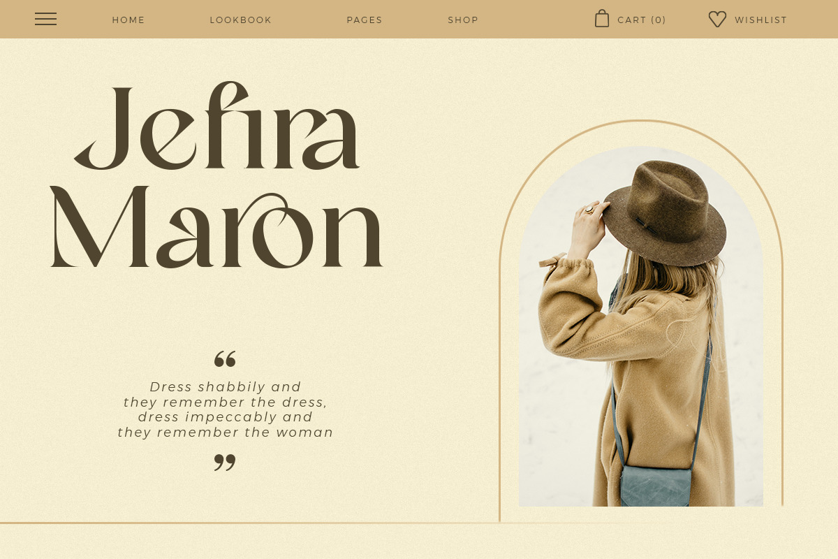 Olivea - Modern Chic Ligatures Serif Font