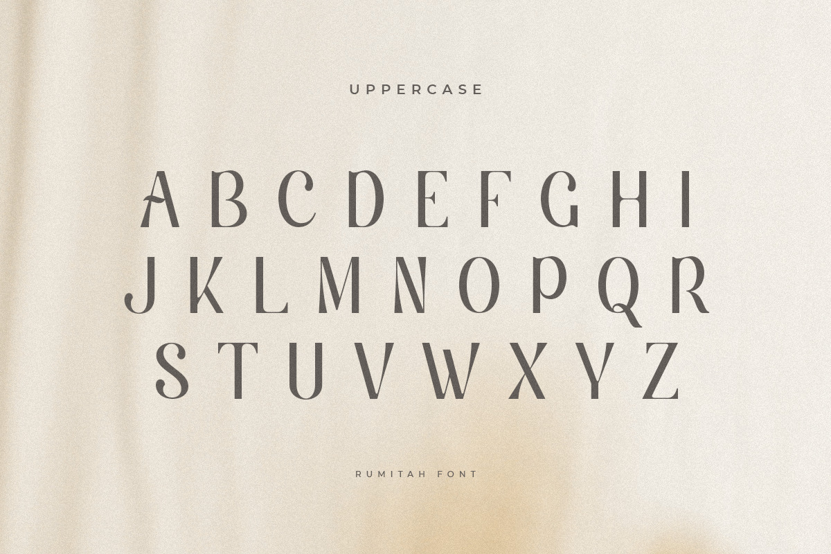 Rumitah - Luxury Sans Serif Font