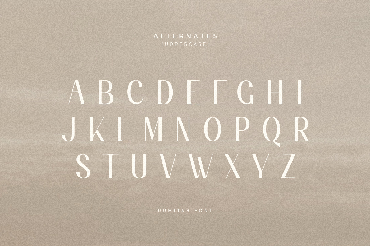 Rumitah - Luxury Sans Serif Font