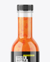 Red Chili Sauce Bottle Mockup