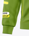 Softshell Zipped Hoodie Mockup - Half Side View