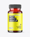 Red Pills Bottle Mockup