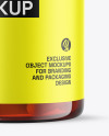 Orange Pills Bottle Mockup