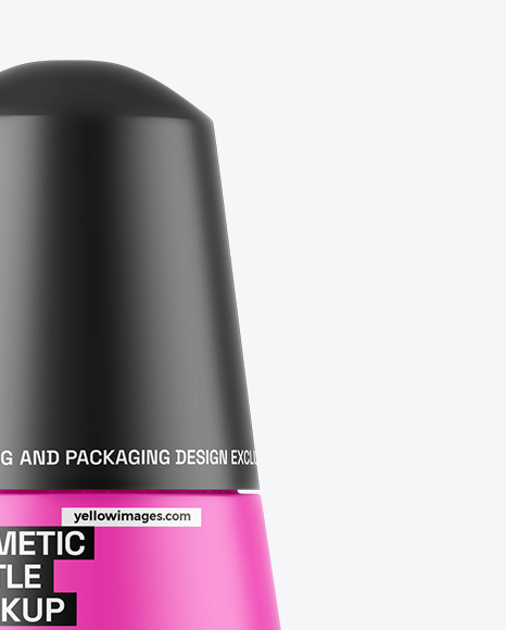 Matte Cosmetic Bottle Mockup