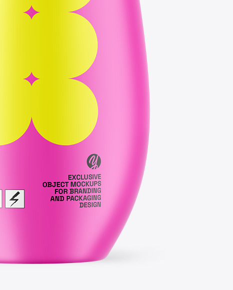 Matte Cosmetic Bottle Mockup
