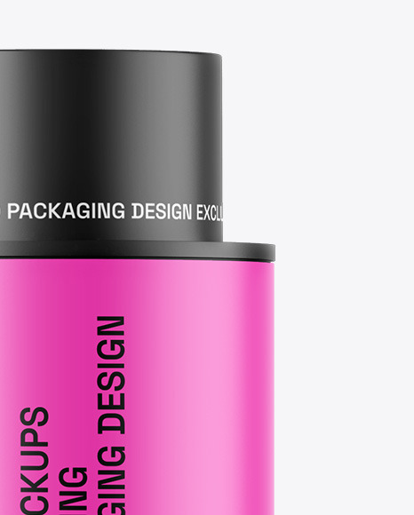 Matte Cosmetic Bottle Mockup