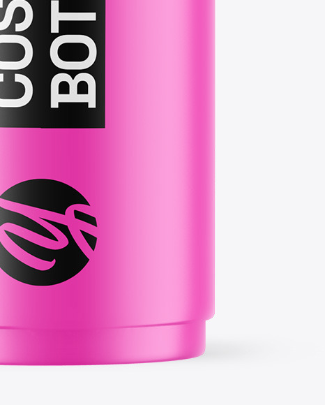 Matte Cosmetic Bottle Mockup