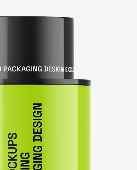 Glossy Cosmetic Bottle Mockup